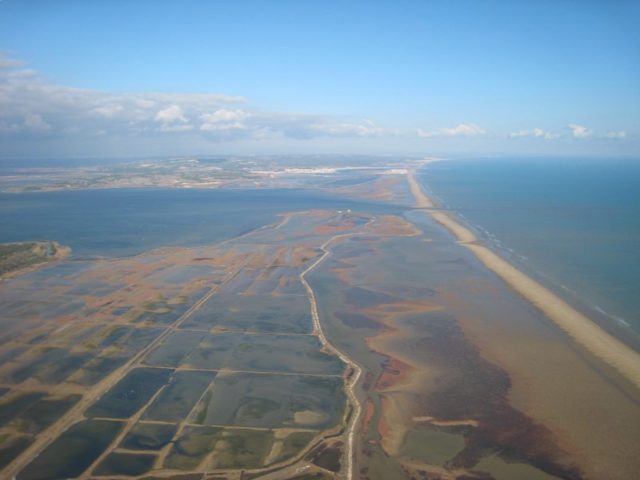 Enfilade des plages depuis sainte lucie