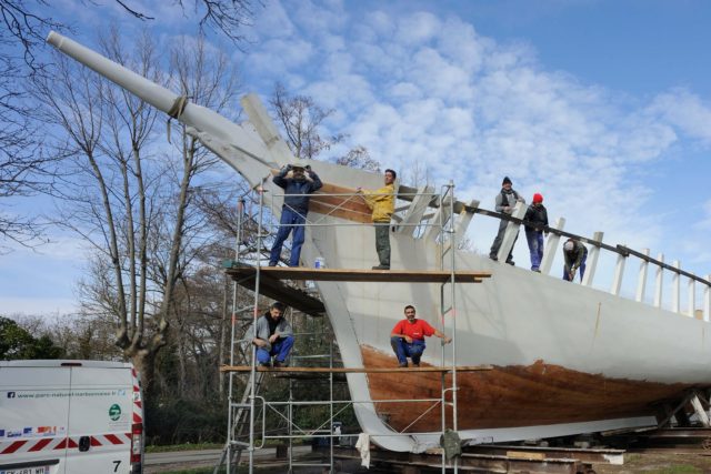 Equipe chantier charpenterie-Crédit PNRNM